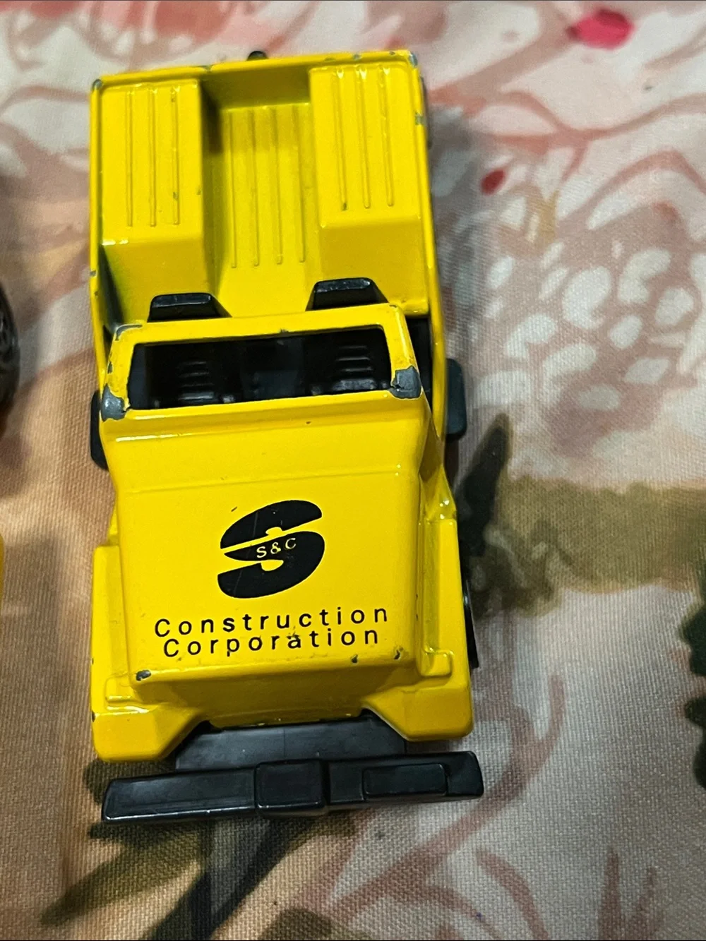Yellow Mini Construction Vehicle Toy Set for Kids